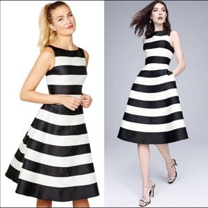 Adrianna Papell Black and White Dress